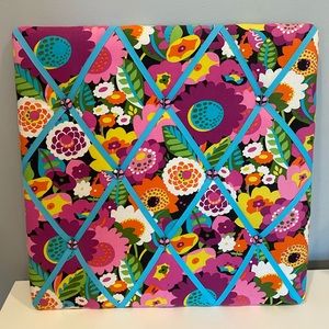Vera Bradley Fabric Memo Board